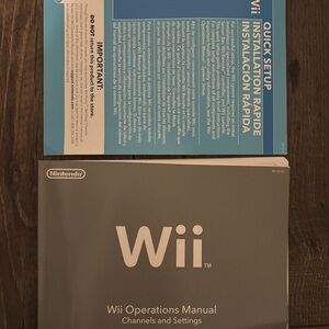 Nintendo Wii Operations Manual